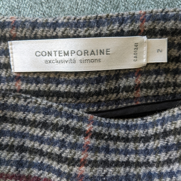 Zara below the knee wool skirt size 2 - Picture 2 of 4